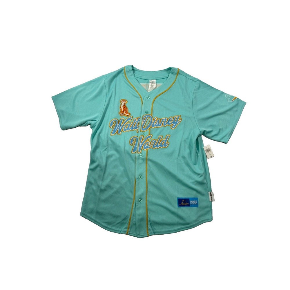 Walt Disney World Aladdin Princess Jasmine Baseball Jersey for Adults Medium